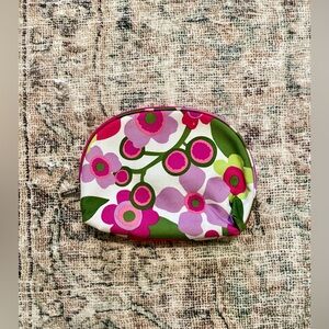 Clinique Pink Floral Mini Bag